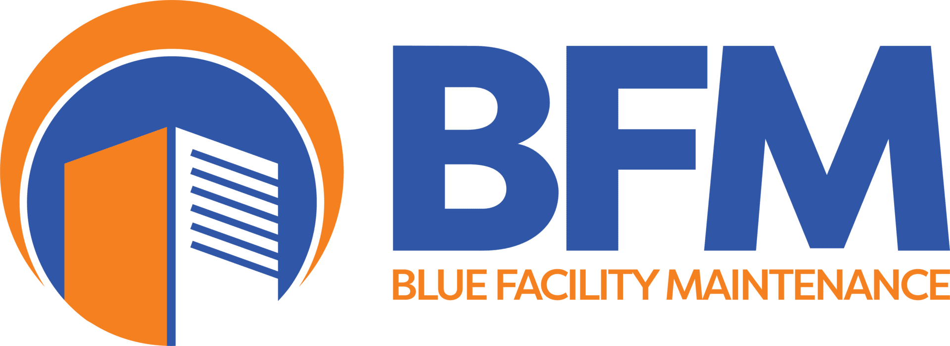 A blue facility logo is shown on top of the company name.